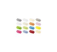 Clairefontaine Enveloppes Pollen 75 x 100 mm Rouge groseille 120 g/m² Fermeture gommée Paquet 20
