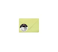 Clairefontaine Enveloppes 55470C Paquet de 20 7,5x10 cm Vert Bourgeon 120g/m² Fermeture gommée