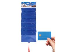 Enveloppes à Argent de Noël,Organisateur Saisonnier à 7 Fentes | Pochettes Cadeaux Pour Billets Et Cartes - pour Fille Fils Petite-Amie Réunions Voyage Sous le Sapin Chevet