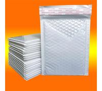 Enveloppes à bulles blanches en polyéthylène, auto-adhésives, rembourrées, pour cadeaux, emballage, livraison de livres, 10/50 pièces 18x23cm 30Pcs