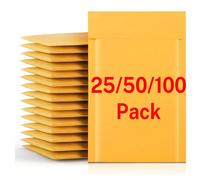 Enveloppes à bulles [Dimensions des enveloppes matelassées] Dimensions utiles : 20,3 x 27,9 cm, Dimensions extérieures : 20,3 x 30,5 cm, Lot de 25. Nos enveloppes à bulles offrent une protection optim