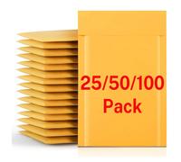 Enveloppes à bulles [Dimensions des enveloppes matelassées] Dimensions utiles : 20,3 x 27,9 cm, Dimensions extérieures : 20,3 x 30,5 cm, Lot de 25. Nos enveloppes à bulles offrent une protection optim