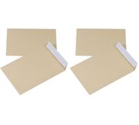 Enveloppes Avec Bande Silicone OFFICE PRODUCTS HK C4 229x324mm 90 G/m² 10 Pièces Marrons / / Type-Avec Bande Autoadhésive/Type-HK/Couleur-Marron/Format-C4 / Grammage (g/m2)-90 (Lot de 2)