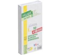 Enveloppes - Blanche - DL - 110x220mm - Auto adhésive - Paquet de 60 - GPV