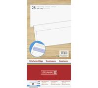 Enveloppes blanches lisses 25 pièces