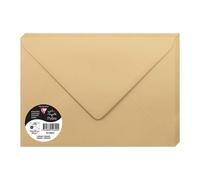 Enveloppes - C5 - 16,2x22,9cm - Pollen - Caramel - 20 unités - Clairefontaine