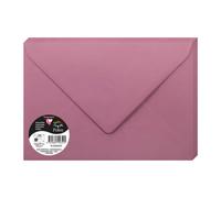 Clairefontaine Enveloppe C5 162x229 Rose Hortensia 120 g/m² Pqt 20 - Fermeture gommée