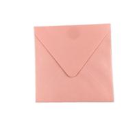 Enveloppes Carrées/Rectangulaires Avec Perles,4 Pièces,Pour Cartes D'invitation Ou De Mariage,Couleur Ivoire/Blanc/Rose Clair/Or Bordeaux Gris Bleu - Type Pearl Pink-19.5x13.5cm