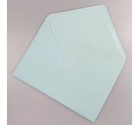 Enveloppes Carrées/Rectangulaires Avec Perles,4 Pièces,Pour Cartes D'invitation Ou De Mariage,Couleur Ivoire/Blanc/Rose Clair/Or Bordeaux Gris Bleu - Type 120g Blue-19.5x13.5cm