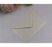 Enveloppes Carrées/Rectangulaires Avec Perles,4 Pièces,Pour Cartes D'invitation Ou De Mariage,Couleur Ivoire/Blanc/Rose Clair/Or Bordeaux Gris Bleu - Type Pearl Ivory-19.5x13.5cm