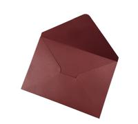 Enveloppes Carrées/Rectangulaires Avec Perles,4 Pièces,Pour Cartes D'invitation Ou De Mariage,Couleur Ivoire/Blanc/Rose Clair/Or Bordeaux Gris Bleu - Type Pearl Burgundy-19.5x13.5cm