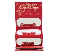 Enveloppes d'argent de Noël - 10,2 x 15,2 cm - Porte-monnaie festif pour cadeaux de vacances d'hiver, enveloppes décoratives créatives avec motif en papier, cadeaux de Noël pour et amoureux