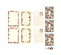 Enveloppes de correspondance élégantes en feuille d'aluminium décorées de roses - Papier kraft - Emballage cadeau - Accessoires de journal intime - Enveloppes de lettres d'amour en aluminium