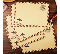 Enveloppes de courrier aérien Kraft 20 pièces, enveloppes mariage blanches, enveloppe en papier brun, d'invitation, emballage poste aérienne Vintage Pour Les Invitations,Les Cartes Postales