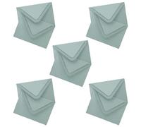 Enveloppes de lettres décoratives avec bordure en, Light blue | Rabat triangulaire, bordure découpée ornée, présentation décorative pour lettres, cartes de vœux et messages