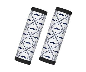 Enveloppes de poignée de bagage en forme de moustache hipster pour valise, housses de poignée de bagage souples, étiquettes d'identification pour valises, accessoires de bagages de voyage, accessoires
