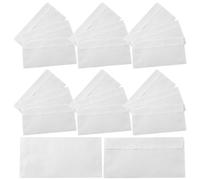 Enveloppes de Sécurité Blanches Auto-scellantes 100 Pièces | Fenêtre, Papier Blanc Simple, Fermeture Adhésive, pour Factures et Notices en Envoi Groupé