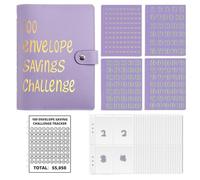 Enveloppes Défi d'économie d'argent - Classeur de défi d’argent,& Fun Way To Save 5 050 $, Enveloppes Money Saving Challenge Budget Binder, Savings Challenges Binder