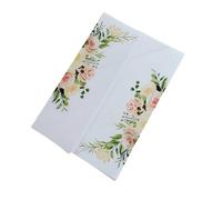 Enveloppes d'invitation, Cartes d'invitation de mariage 10 pièces enveloppe en vélin multicolore bricolage Transparent(Beige02,Vellum Wrap Envelope)