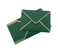 Enveloppes d'invitation, Enveloppes d'invitation multicolores 5x7 pouces 50 pcs(Green 50pc)
