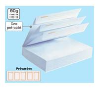 Enveloppes DL - GPV - 50 Enveloppes - 110x220 mm - Auto-adhésives - Précasées