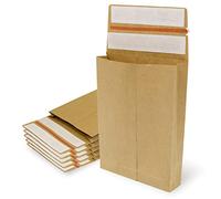 Enveloppes en papier kraft avec double bande de silicone de 3 soufflets pour l'expédition et l'emballage. Sacs en papier pour envoyer des vêtements, des accessoires, etc. - Ofituria