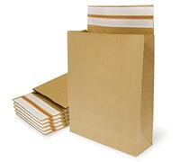 Enveloppes en papier kraft avec double bande de silicone de 3 soufflets pour l'expédition et l'emballage. Sacs en papier pour envoyer des vêtements, des accessoires, etc. - Ofituria