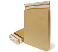 Enveloppes en papier kraft avec double bande de silicone de 3 soufflets pour l'expédition et l'emballage. Sacs en papier pour envoyer des vêtements, des accessoires, etc. - Ofituria