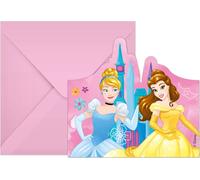 Enveloppes et invitations "Princesse - Vis ton histoire", 6 pcs. - un choix unique pour toutes les occasions ! Ajoutez une touche magique à votre célébration !