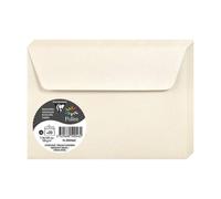 Enveloppes - Format C6 - 114x162mm - Pollen - Ivoire irisé - 20 unités - Clairef