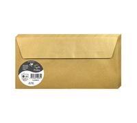 Clairefontaine Enveloppes auto-adhésives 50085C DL 11x22 cm 120g/m² Or Pollen - Paquet 20