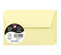 Enveloppes - Format rectangle - 90x140mm - Pollen - Canari - 20 unités - Clairefontaine Jaune G