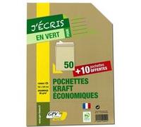 Enveloppes - Kraft - C5 - 162x229mm - Auto adhésive - Lot de 60 - Courrier - GPV