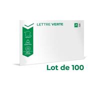 Enveloppes Lettres vertes prêtes-à-poster 162 x 229 mm Lot de 100