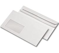 Enveloppes MAILmedia DIN Lang autocollantes avec fenêtre 1.000 enveloppes