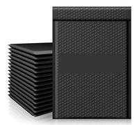 Enveloppes matelassées roses à bulles, pochettes auto-adhésives, enveloppes noires for livres pour l'emballage et l'expédition(11X15cm-black,10pcs)