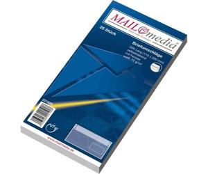 Enveloppes offset - MAILmedia - DIN 110x220 mm - 25 pièces - Fenêtre à gauche - 72 g/m²