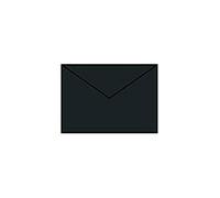 Paperado Lot C6 doublé de tissu enveloppe - Candle Light (Lot de 5) P noir