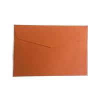 Enveloppes pour cartes Enveloppes for mini cartes vierges multicolores, 50 pièces, 108x82mm(Orange)