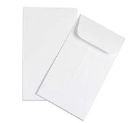 Enveloppes pour pièces de monnaie Guardian #3, 5,1 x 10,2 cm, blanc 500