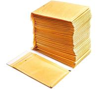 Enveloppes rembourrées en papier bulle en polyéthylène, couleur marron, sacs d’expédition pouvant contenir des documents - Ofituria (5 enveloppes, 230 x 340 mm)