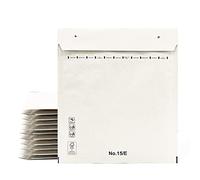 Enveloppes rembourrées, enveloppes d'expédition, sacs en papier avec intérieur à bulles, couleur blanche, sacs d'expédition avec fermeture adhésive, 5 enveloppes (220 x 260 mm)