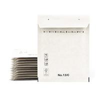 Enveloppes rembourrées, enveloppes d'expédition, sacs en papier avec intérieur à bulles, couleur blanche, sacs d'expédition avec fermeture adhésive, 5 enveloppes (180 x 260 mm)