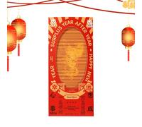 Enveloppes Rouges Cheval Nouvel An Chinois - Fournitures De Fête À Tirer | Pochettes pour Étrennes du Nouvel An - pour Amateurs de Culture Collectionneurs Fêtes Réunions Familiales