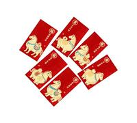 Enveloppes rouges en feuille d'or traditionnelle en relief pour festival du printemps 2026 - Pour le Nouvel An, le festival, le mariage, les fiançailles, l'anniversaire, hommes, femmes, garçons