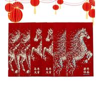 Enveloppes Rouges - Hong Bao 2026 Année Du Cheval,Enveloppes Rouges Chinoises pour Toutes Occasions - Pour Fête Du Printemps Vacances Mariage Affaires Célébration Adultes Maison Bureau
