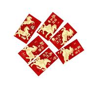 Enveloppes rouges pour argent - Nouvel An lunaire, grand paquet rouge pour festival du printemps 2026, anniversaire, festival, mariage, fiançailles, mariage, femmes, garçons, filles, adolescents