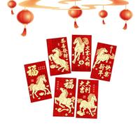 Enveloppes rouges traditionnelles pour le Nouvel An chinois, pour anniversaire, printemps, festival, mariage, fiançailles, mariage, femmes, garçons, filles, adolescents