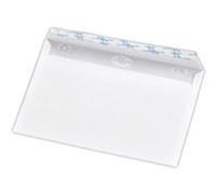 La Couronne Boîte de 500 enveloppes NF DL 110x220mm fenêtre 35x100mm vélin blanc 80g auto-adhésive