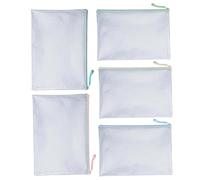 Enveloppes transparentes avec fermeture éclair - Sacs de support A4 avec fermeture éclair | Sacs de rangement | Cas pour le bureau scolaire Organisation de voyage, documents et accessoires | Sac à